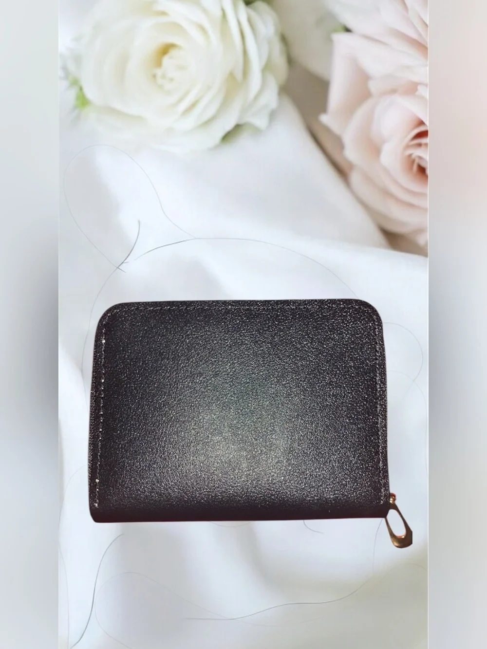 Black  Zip corner Wallet with Mickey Mouse Design NEW